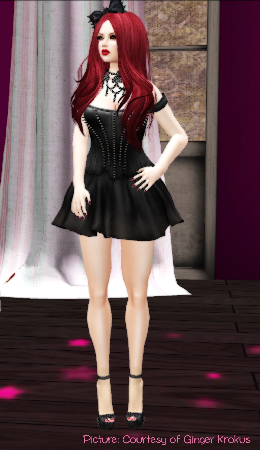 Ginger all ready for the event...