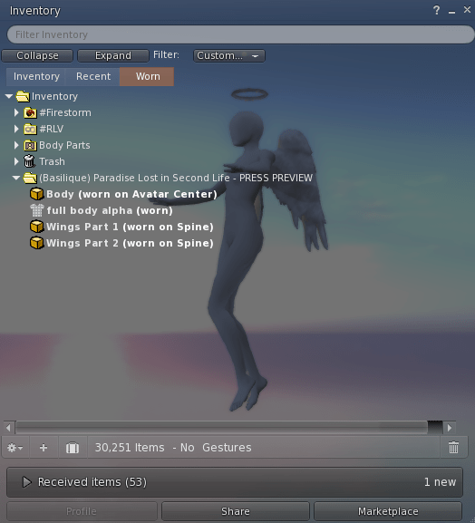 Wearing the Audience Avatar, and only the Audience Avatar
