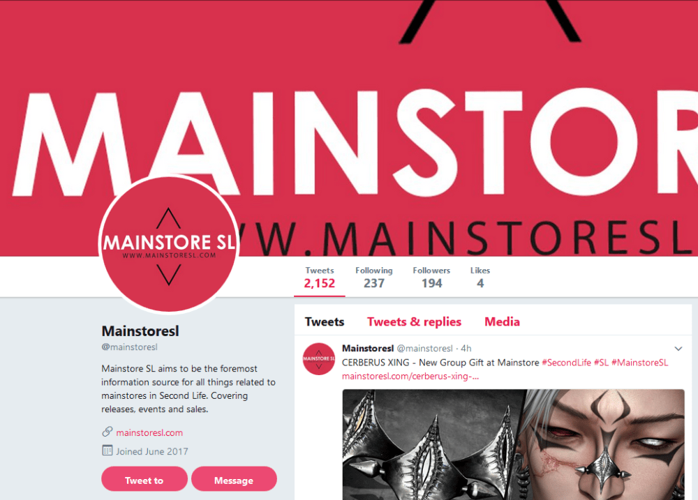 MainstoreSL twitter